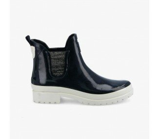 BOTTINE ARMISTICE DROP BEETLE CAOUTCHOUC NOIR - ARMISTICE - AKINO